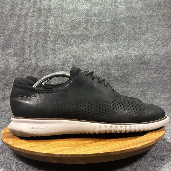Cole Haan ZeroGrand 2.0 C23807 Mens Shoes size 10 Black Wingtip Oxford Lined - Picture 1 of 10